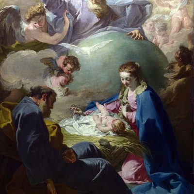 05_Geburt Christi mit Gottvater und Heiligem Geist, Pittoni Giovanni Batista