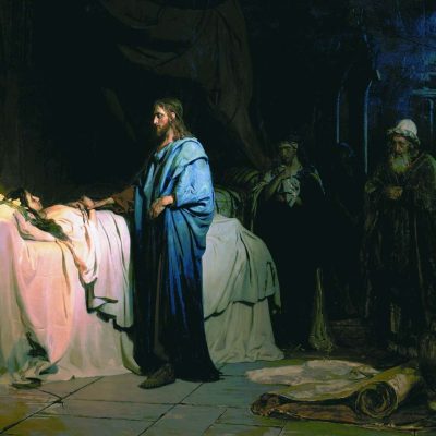 07_Die Auferstehung der Tochter des Jairus. Ilya Repin. 1871