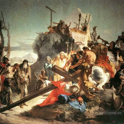 13_Das tragen des Kreuzes, J. Battista Tiepolo, 18 Jahrhundert