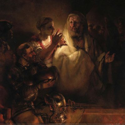 16_Die Verleugnung des Petrus, Rembrandt. 1660 16_Die Verleugnung des Petrus, Rembrandt. 1660