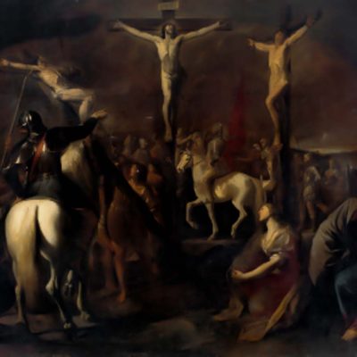 19_Golgatha, Andrea Vaccaro 1600-1670 19_Golgatha, Andrea Vaccaro 1600-1670